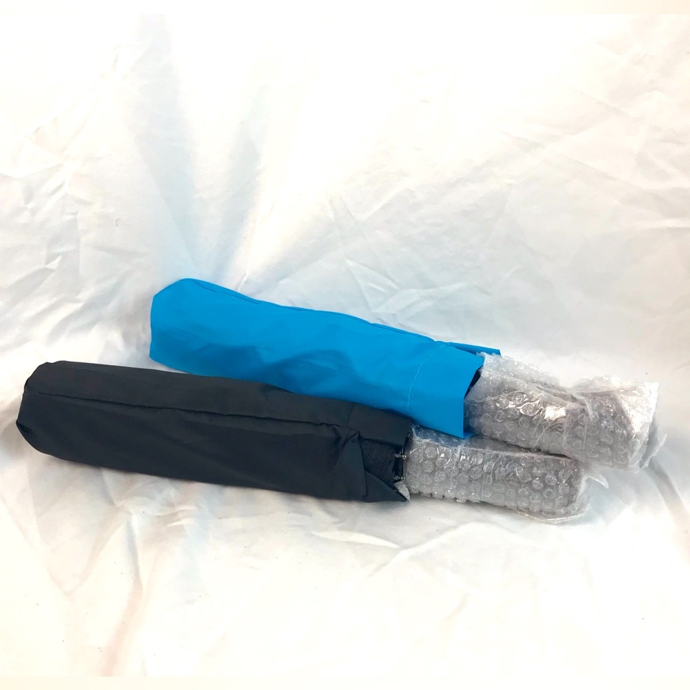 Travel Umbrella -  2 PACK - Auto Open & Close Collapsible - Small Compact
